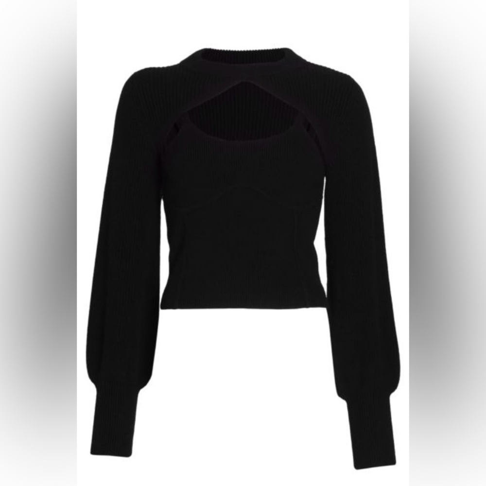 Black sweater top
